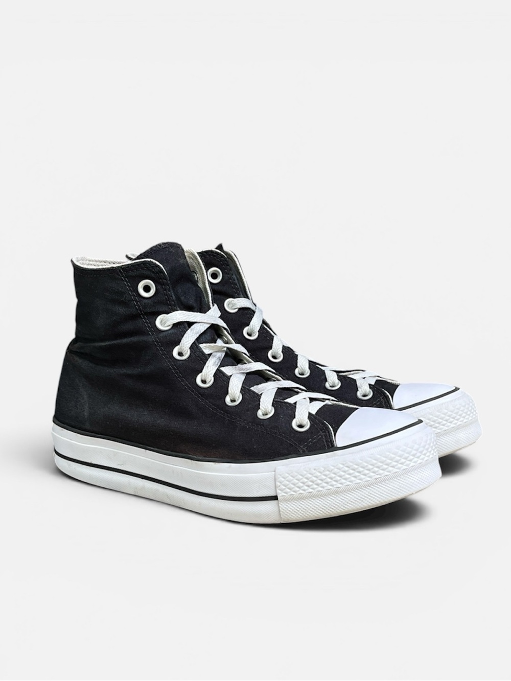Converse Chuck Taylor All Star Lift High Top Sneaker in Black Women’s Size 10 - Picture 2 of 11